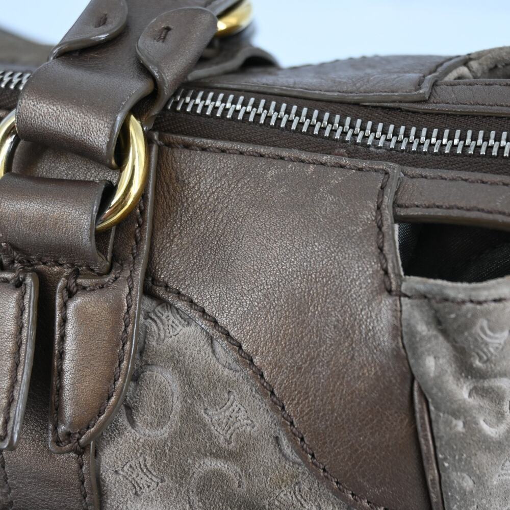 Celine Vintage Monogram Triomphe Top Handle Bag - Picture 9 of 16